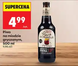 Biedronka Piwo na miodzie gryczanym oferta