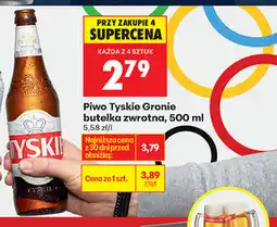 Biedronka Piwo Tyskie Gronie butelka zwrotna oferta