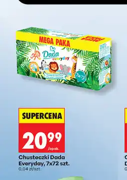 Biedronka Chusteczki Dada Everyday, 7x72 szt oferta