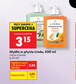 Biedronka Mydło w płynie Linda oferta