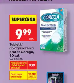 Biedronka Tabletki do czyszczenia protez Corega, 30 szt oferta