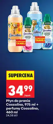 Biedronka Coccolino Płyn do prania, 975 ml + perfumy Coccolino, 460 ml oferta