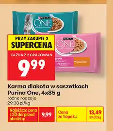 Biedronka Karma dla kota w saszetkach Purina One oferta