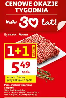 Auchan Mięso mielone z łopatki oferta