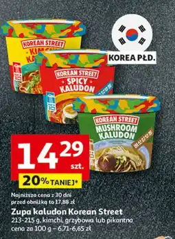 Auchan Danie kimchi kaludon Korean Street oferta