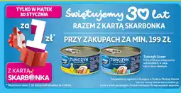 Auchan Tuńczyk w kawałkach sosie własnym Lisner oferta