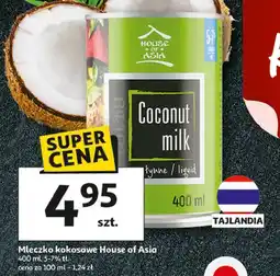 Auchan Mleczko kokosowe 5-7% House Of Asia oferta