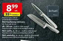 Auchan Nóż santoku 18 cm stal nierdzewna Actuel oferta