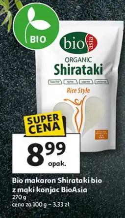 Auchan Makaron shirataki Bioasia oferta