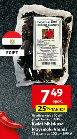 Auchan Herbata kwiat hibiskusa Viands oferta