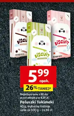 Auchan Paluszki matcha Tokimeki oferta