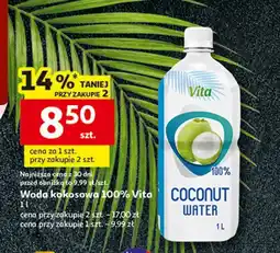 Auchan Woda kokosowa Vita oferta