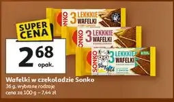 Auchan Wafelki z owsem Sonko Lekkkie oferta