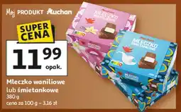 Auchan Mleczko śmietankowe Auchan oferta