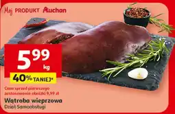 Auchan Wątroba wieprzowa oferta