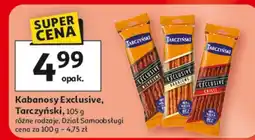 Auchan Kabanosy drobiowe Tarczyński Exclusive oferta