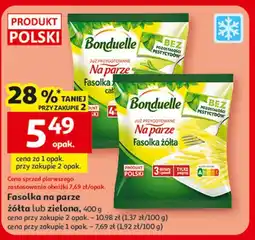 Auchan Fasolka szparagowa żółta Bonduelle Gotowane Na Parze oferta