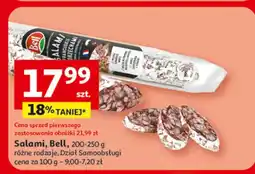 Auchan Salami francuskie z orzechami Bell Polska oferta