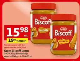 Auchan Krem smooth Lotus Biscoff oferta