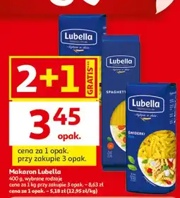 Auchan Makaron spaghetti Lubella oferta