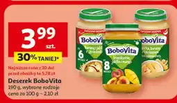 Auchan Deser jabłko-banan- biszkopt i nutką pomarańczy Bobovita oferta