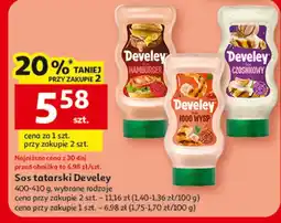 Auchan Sos czosnkowy Develey oferta