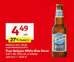 Auchan Piwo Blue Moon oferta