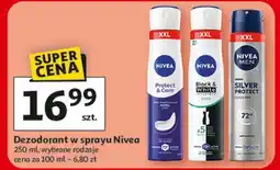 Auchan Antyperspirant Nivea Men Silver Protect oferta