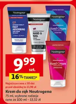 Auchan Krem do rąk z maliną nordycką Neutrogena Formuła Norweska oferta