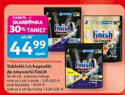 Auchan Tabletki do zmywania lemon Finish Ultimate Plus oferta