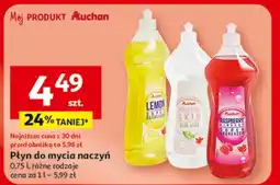 Auchan Płyn do mycia naczyń malina Auchan oferta