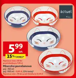 Auchan Miseczka porcelanowa 850 ml Actuel oferta