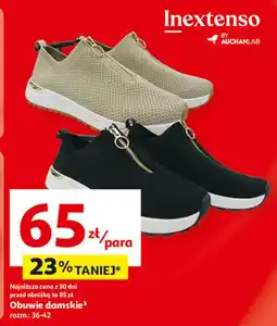 Auchan Obuwie damskie 36-42 Inextenso By Auchan oferta
