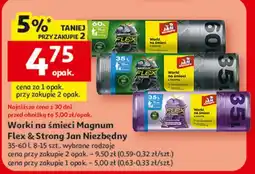 Auchan Worki na śmieci 60 l Jan Niezbędny oferta