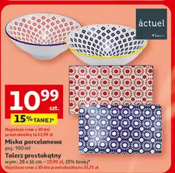 Auchan Talerz prostokątny 28 x 16 cm Actuel oferta
