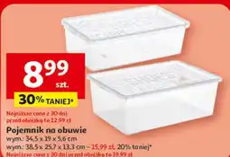 Auchan Pojemnik na obuwie 38.5 x 25.7 13.3 cm oferta