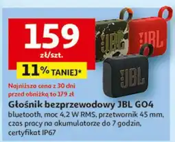 Auchan Głośnik bezprzewodowy go4 moro Jbl oferta