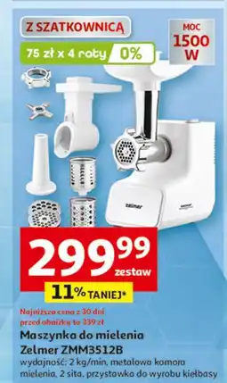 Auchan Maszynka do mięsa zmm 3512b Zelmer oferta