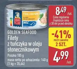 ALDI Filety z tuńczyka w oleju słonecznikowym oferta
