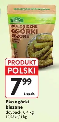 Intermarche Eko ogórki kiszone doypack oferta