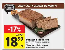 Intermarche Pasztet z indykiem Prosto z Wędliniarni oferta