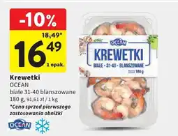 Intermarche Krewetki białe 31-40 blanszowane OCEAN oferta