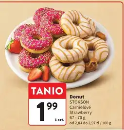 Intermarche Donut STOKSON Carmelove Strawberry oferta