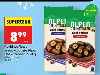 Biedronka Rurki waflowe w czekoladzie Delice Gaulois oferta