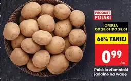 Biedronka Ziemniaki polskie jadalne na wagę oferta