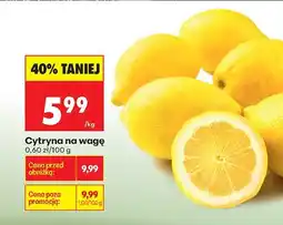 Biedronka Cytryna na wagę oferta