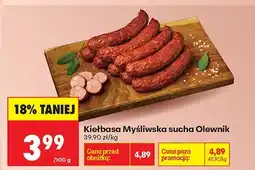 Biedronka Kiełbasa Myśliwska sucha Olewnik oferta