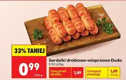 Biedronka Serdelki drobiowo-wieprzowe Duda oferta