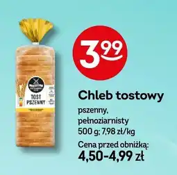 Żabka Chleb tostowy pszenny, pełnoziarnisty oferta
