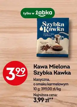 Żabka Kawa Mielona Szybka Kawka klasyczna, o smaku karmelowym oferta